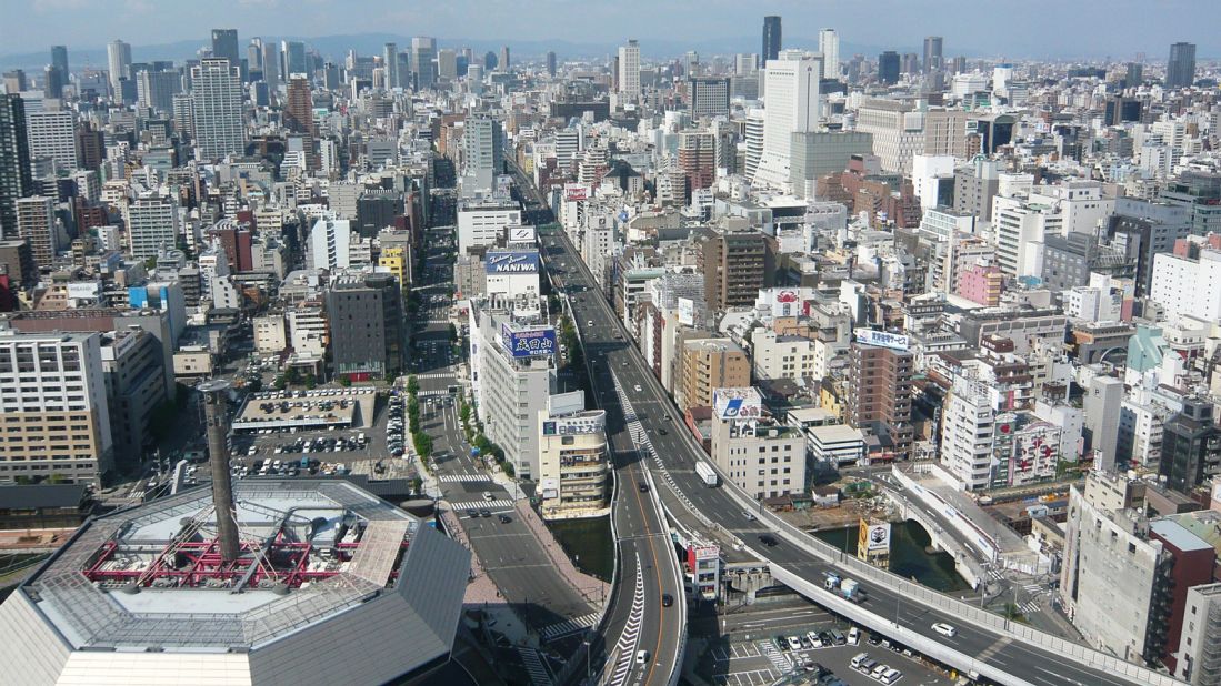 <strong>3. Osaka, Japan: </strong>Osaka has climbed six positions to third place due to improved scores for quality and public transportation as well as a consistent decline in crime rates.