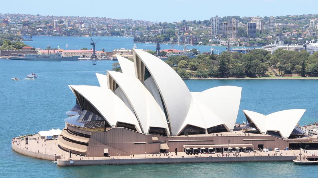 <strong>5. Sydney, Australia:</strong> Famous for landmarks such as the Sydney Opera House, Australia's most populous city just made it into the top five, with a score of 97.4%. 