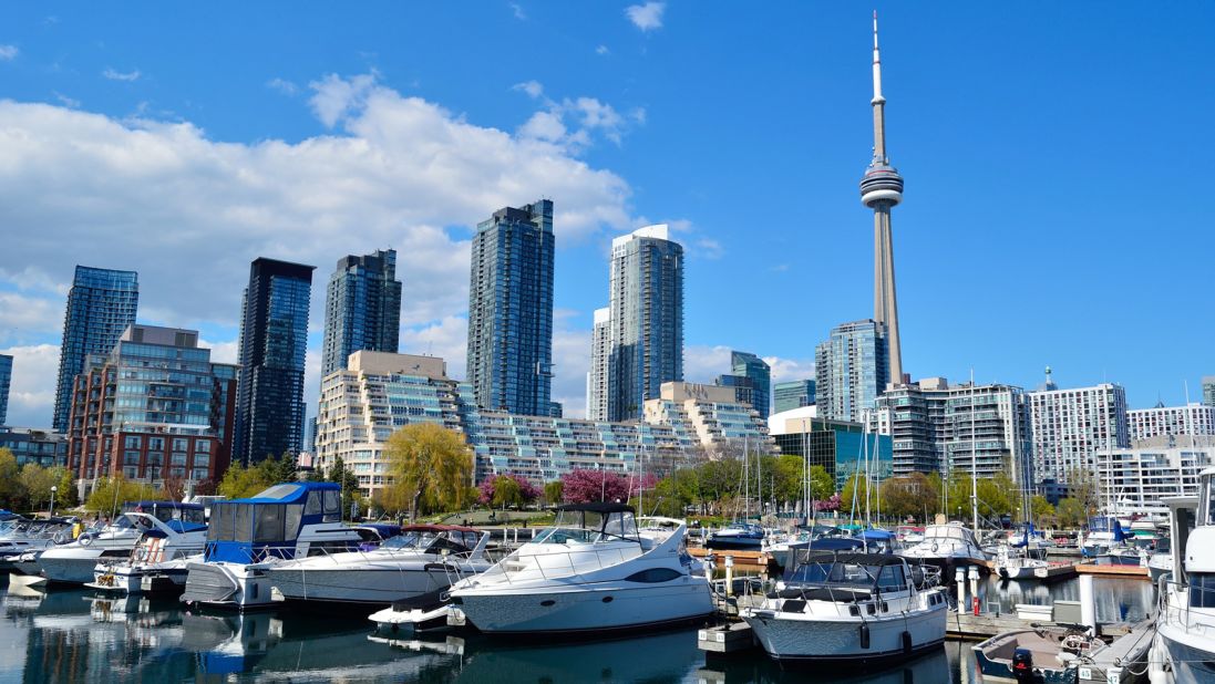 <strong>=7. Toronto, Canada: </strong>Home to the 553-meter-high CN Tower, the capital of the province of Ontario came in joint seventh place.