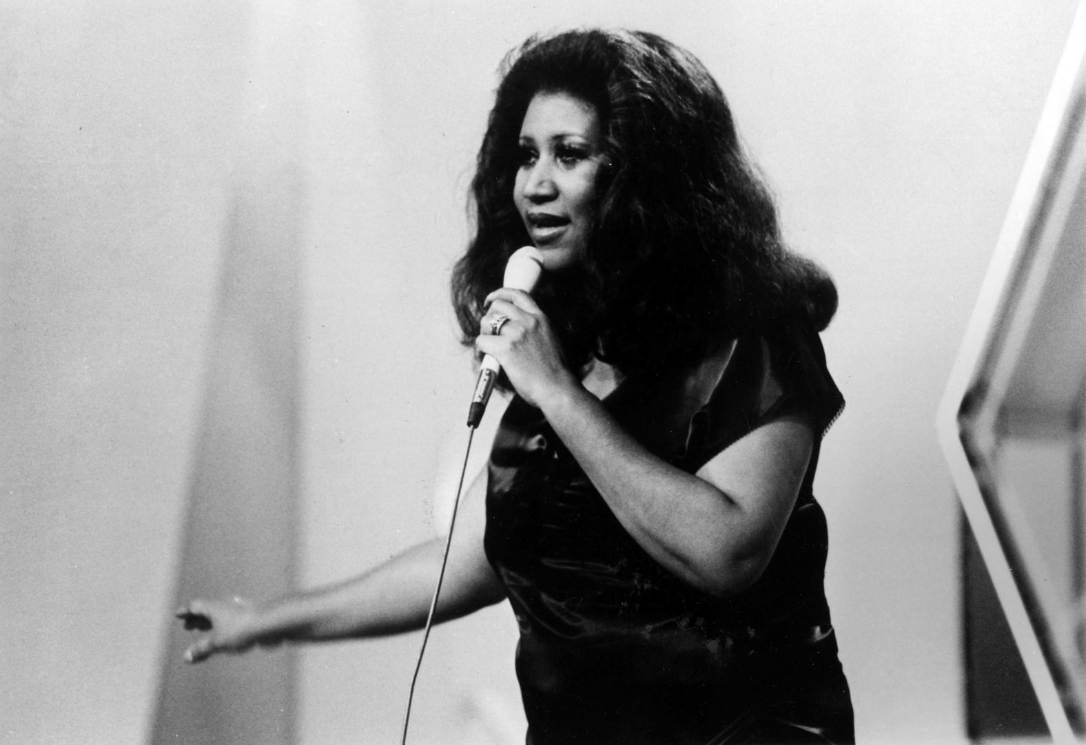 Franklin on stage in 1980.