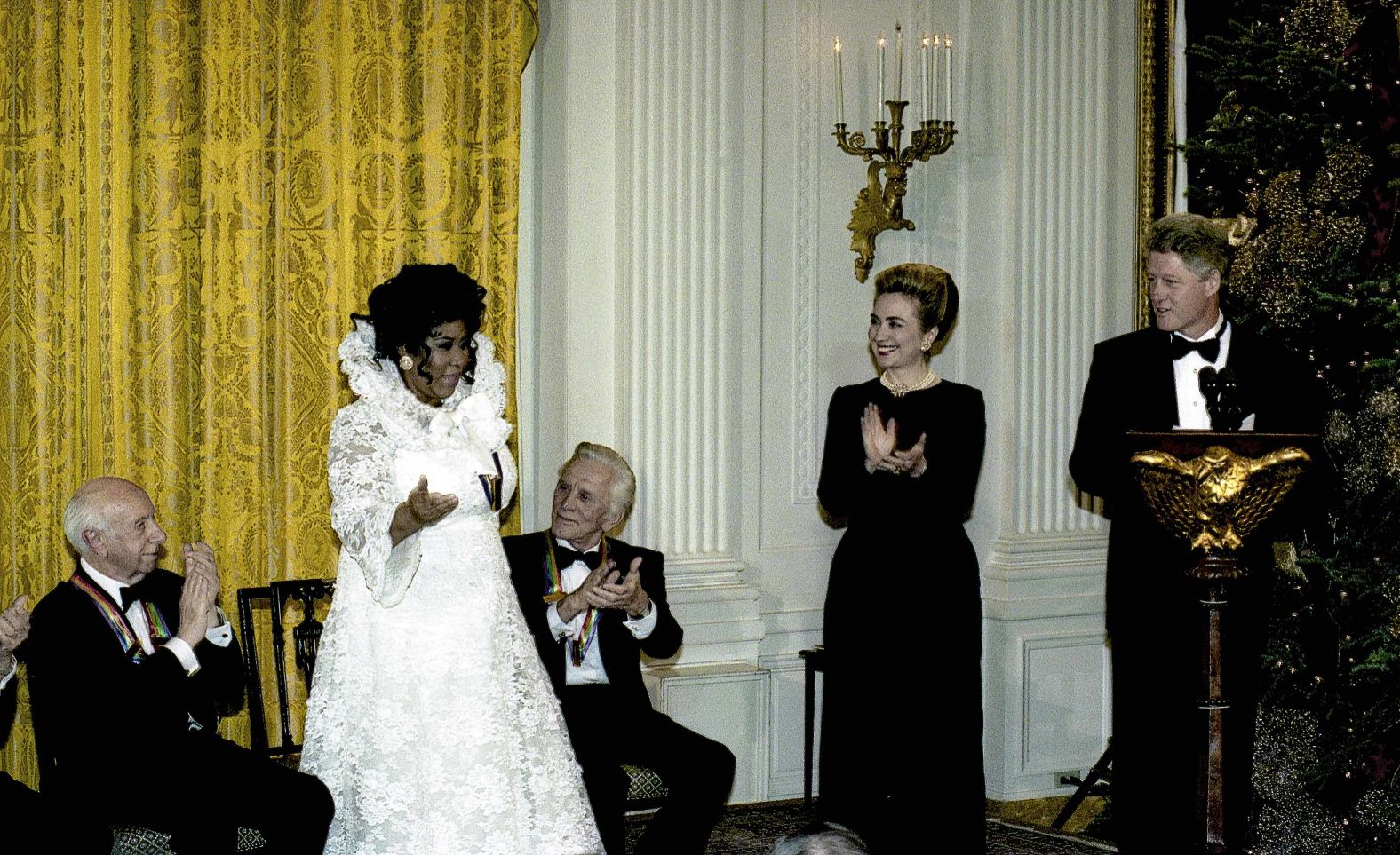 Franklin became the youngest Kennedy Center Honors Awards recipient in 1994.