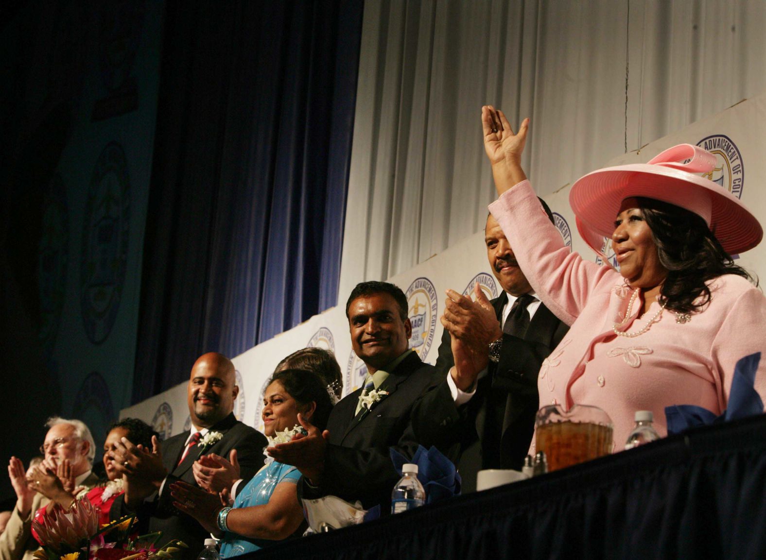 Franklin at The NAACP Freedom Fund Dinner in 2009.  