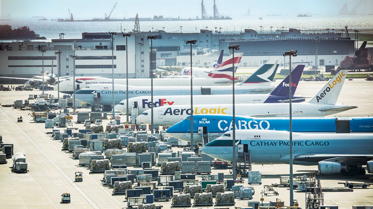 <strong>Busiest cargo airport:</strong> Hong Kong International Airport has been the world's busiest cargo airport for eight consecutive years. 