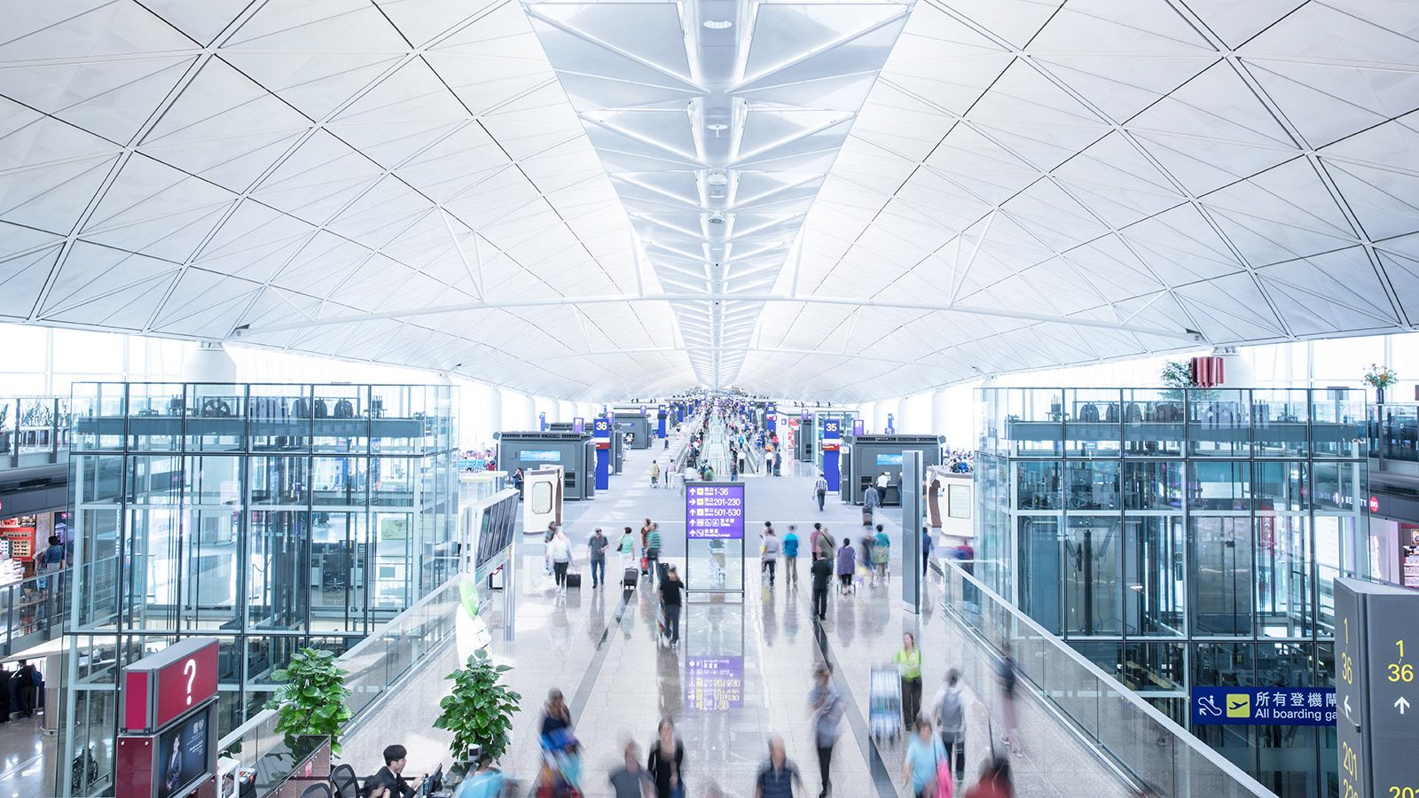 Hong Kong Airport Opens 'Skybridge' in Preparation for Revival - Bloomberg