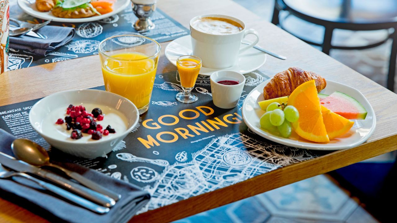Krog Roba in Hotel Lilla Roberts: Breakfast is included for guests, and it's an unexpected delight. Juniper salted salmon, fresh fruit and juice and an array of bacon and egg options mean no one goes hungry.