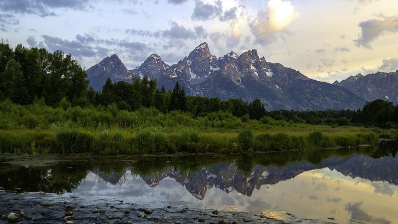 <strong>Jackson Hole, Wyoming:</strong> This Western state's beloved ski town is glorious in the off-season. Hike, trek and then choose a restaurant with a view of the Grand Tetons in their jagged glory.