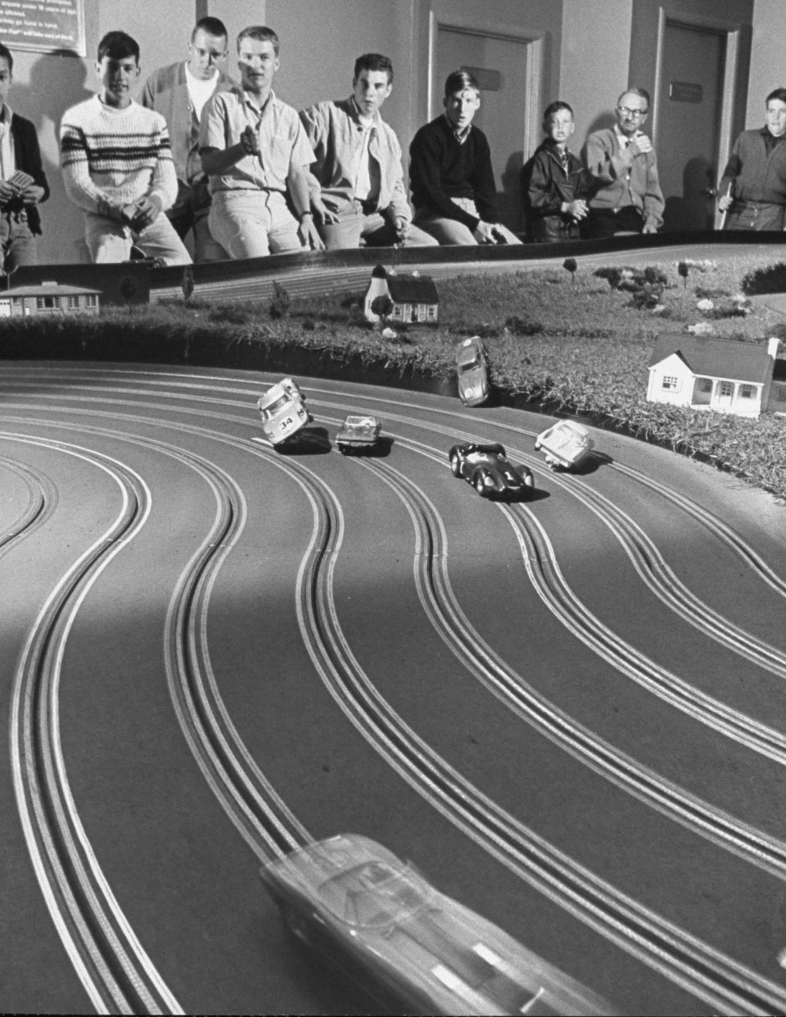 The Playland Racing Center in San Francisco was one of thousands of slot car tracks in the US in the mid-1960s. 