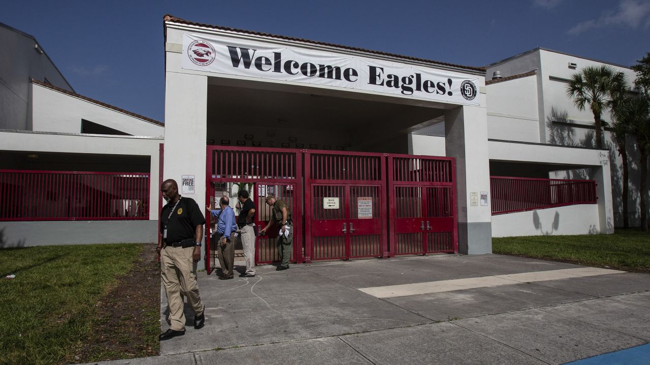 The campus as it prepared to welcome students back to school.