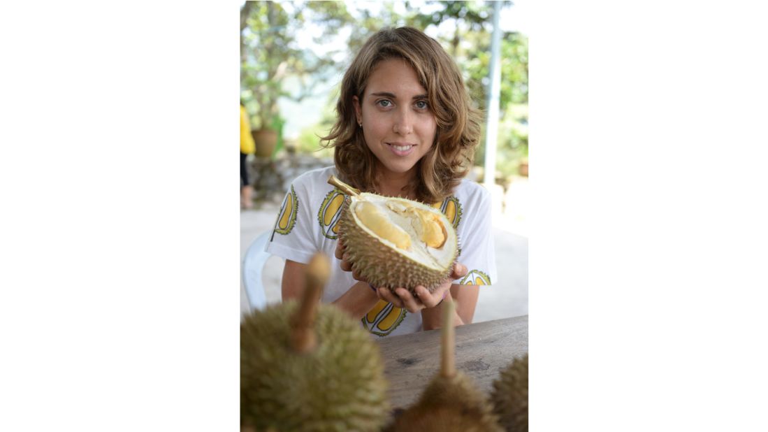 <strong>Meet Lindsay: </strong>But American Lindsay Gasik is completely obsessed. On her blog <a href="https://www.yearofthedurian.com/" target="_blank" target="_blank">Year of the Durian</a>, Gasik documents the fruit's complexity and nuanced flavors, relays engaging stories about durian farmers and tracks down hard-to-find varieties. 