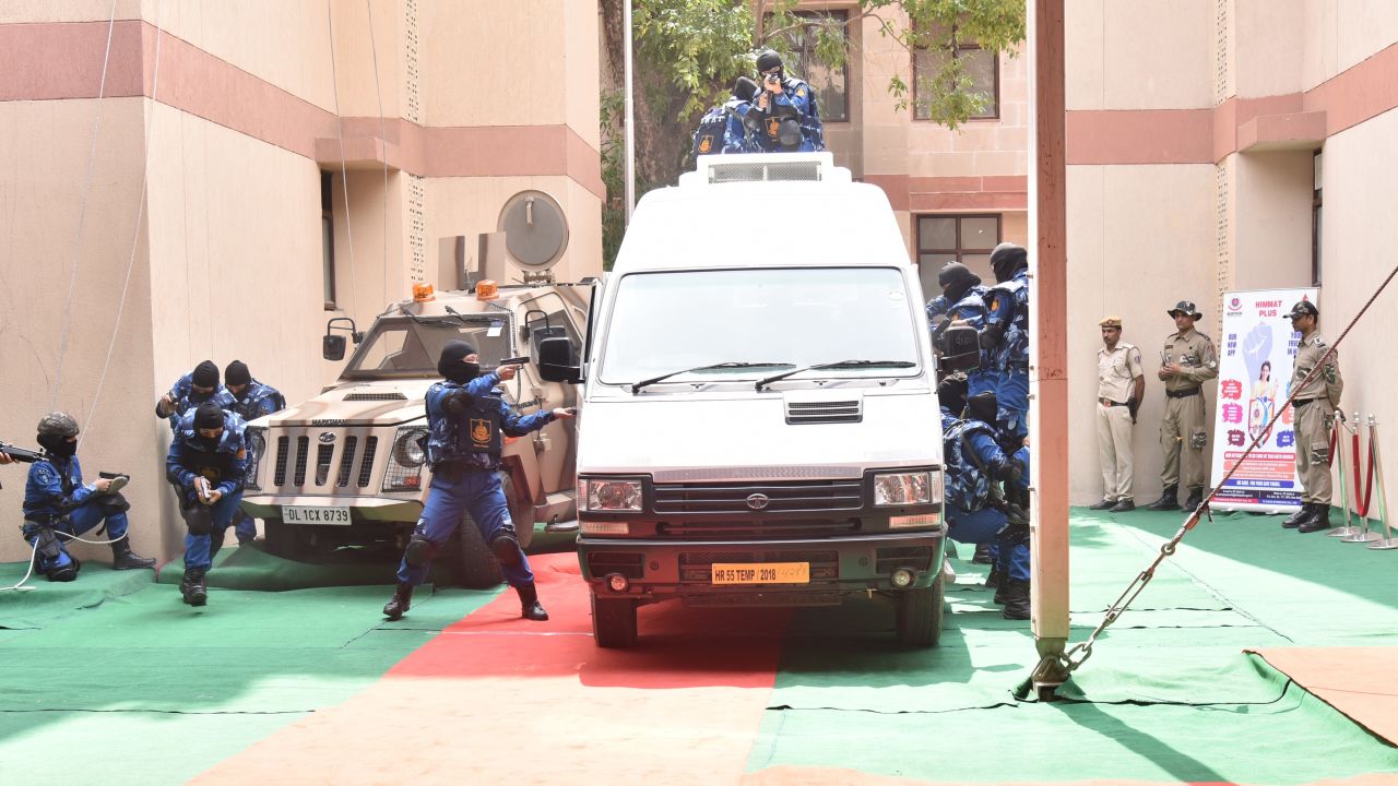 Women make up less than 10% of India's total police force.
