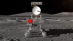 China's rover for the Chang'e-4 lunar probe, which is expected to land on the far side of the moon this year, was unveiled Wednesday. 