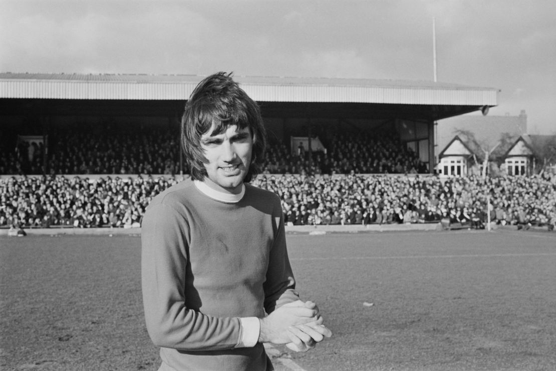 George Best is regarded as the first British sportsman to be accorded pop star status.