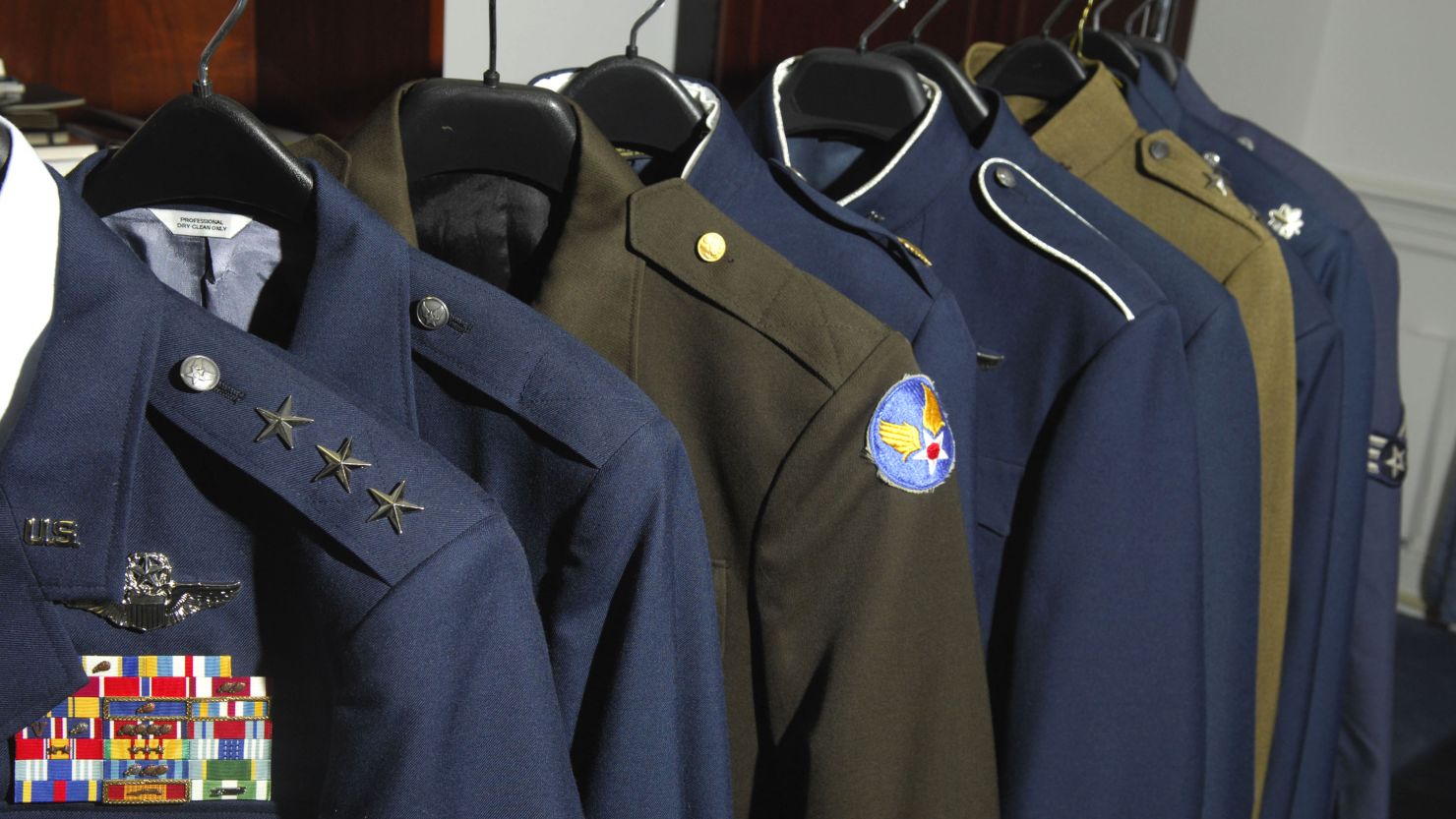 The Air Force will look through 7 decades worth of uniforms for inspiration. 