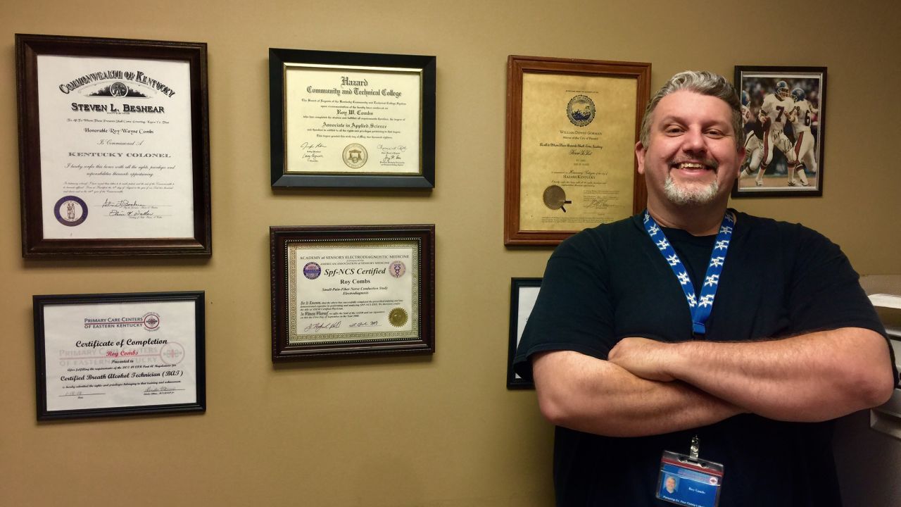 Paths 2 Promise paid for Roy Combs' tuition at a community college where he earned an associate's degree.