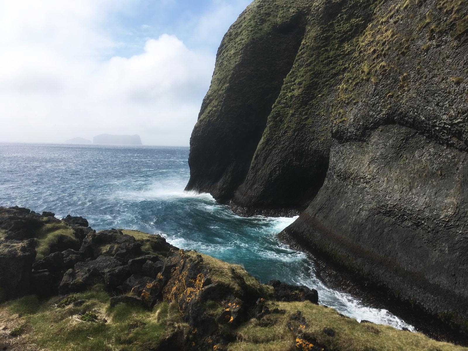 One bad stroke and you could easily send your ball flying into the sea. The Atlantic Ocean crashes against the black lava rock with waters flooding the course during particularly bad weather.