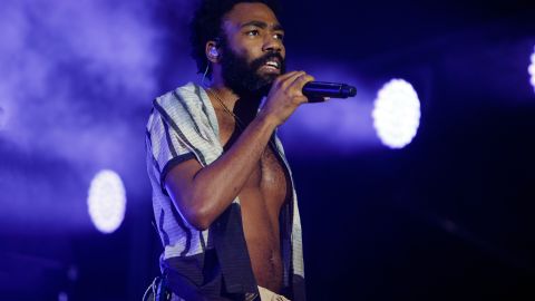 Childish Gambino performs at Lovebox festival at Gunnersbury Park on July 14, 2018 in London, England.