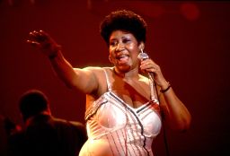 Aretha Franklin learned how to command a stage from her father, C.L. Franklin.
  