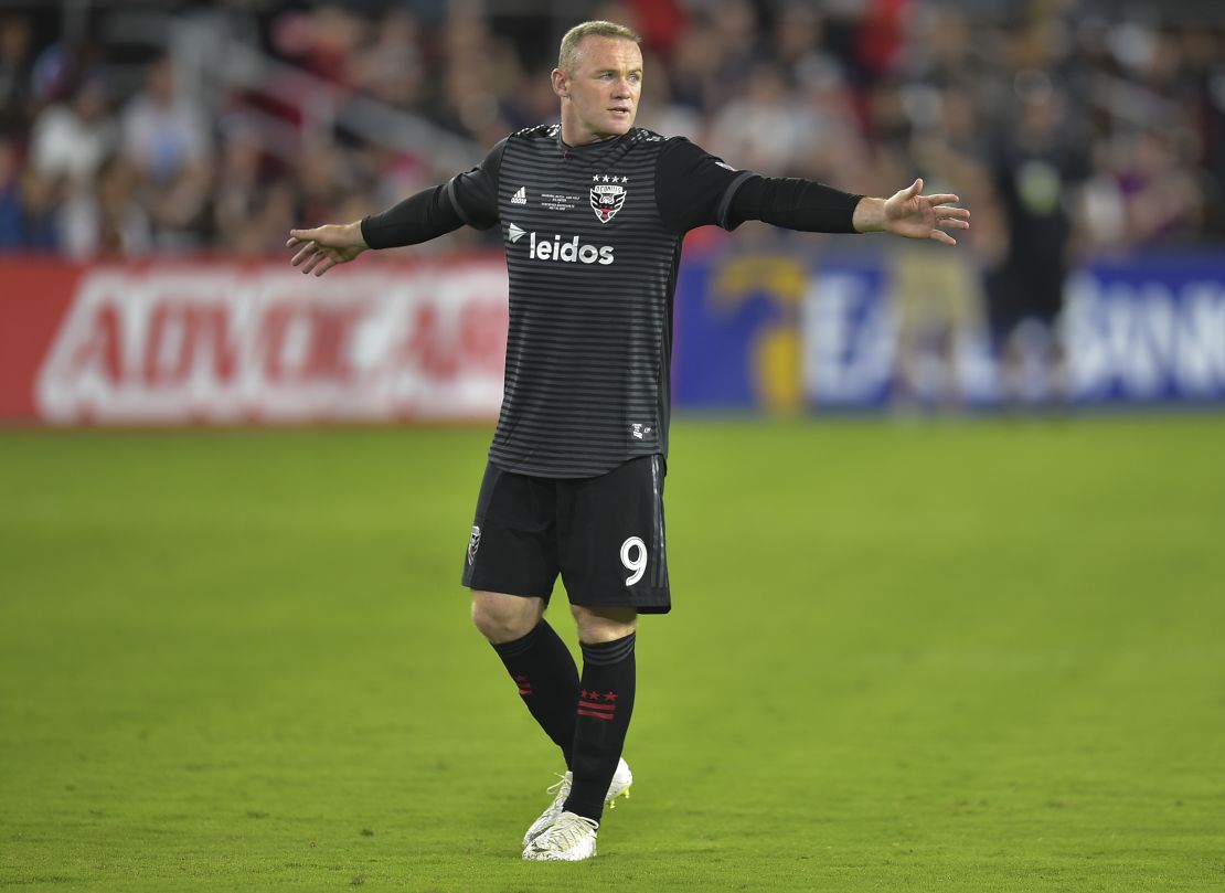 Wayne Rooney scored 12 goals in his debut season for DC United.