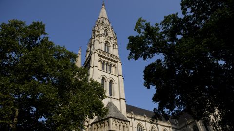 St. Paul Cathedral, the mother church of the Pittsburgh Diocese, on August 15, 2018 in Pittsburgh, Pennsylvania.