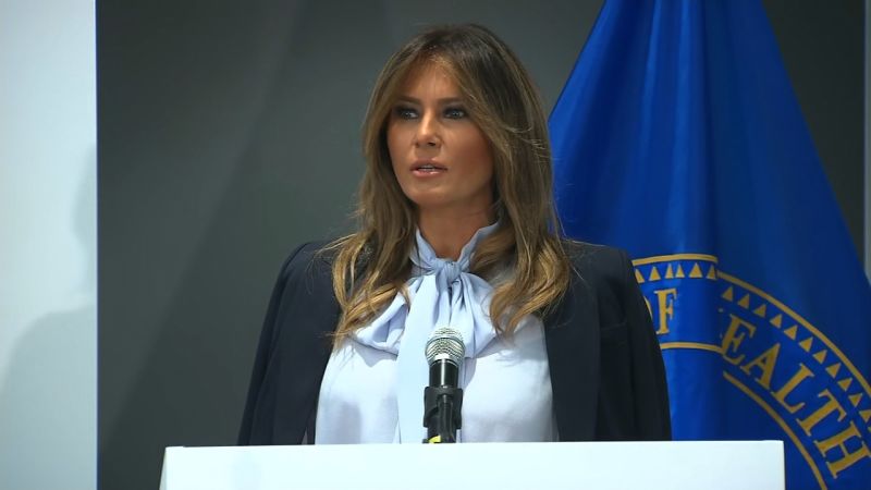 Melania Trump Tackles ‘destructive And Harmful’ Effects Of Social Media ...