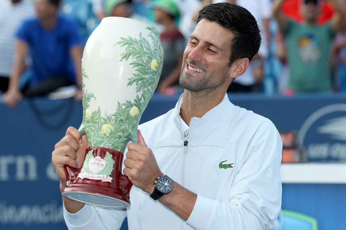 Djokovic is ranked No.10 in the world.