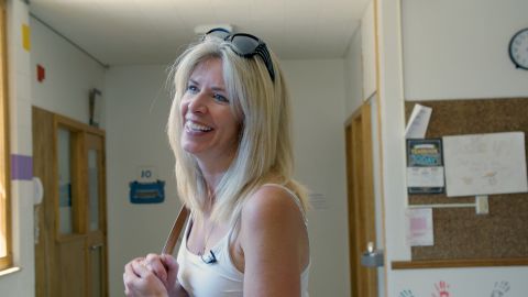 Darla Tyler-McSherry tours Big Sandy High, where four generations of Tylers went to school.