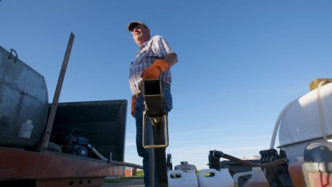Farming was something he did in partnership with his dad for years, but now Randall Tyler works alone.