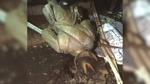 UNC's "Silent Sam" statue was toppled in August by protesters.