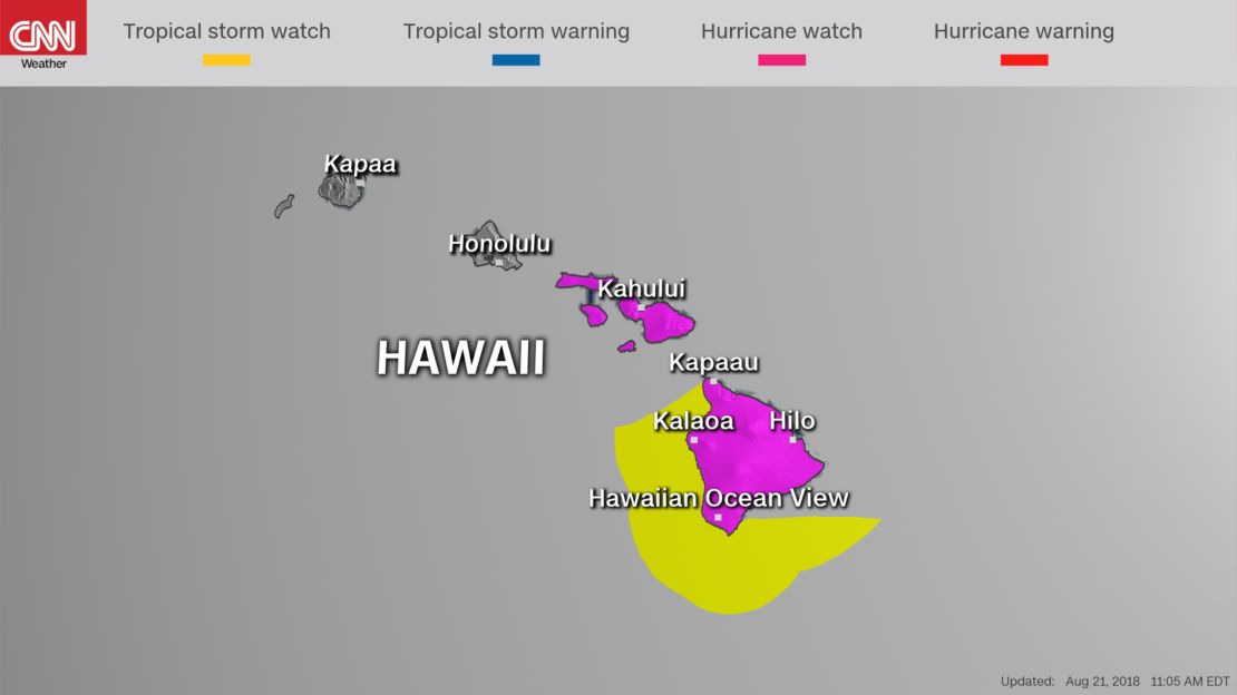 weather hurricane lane 08212018 warnings