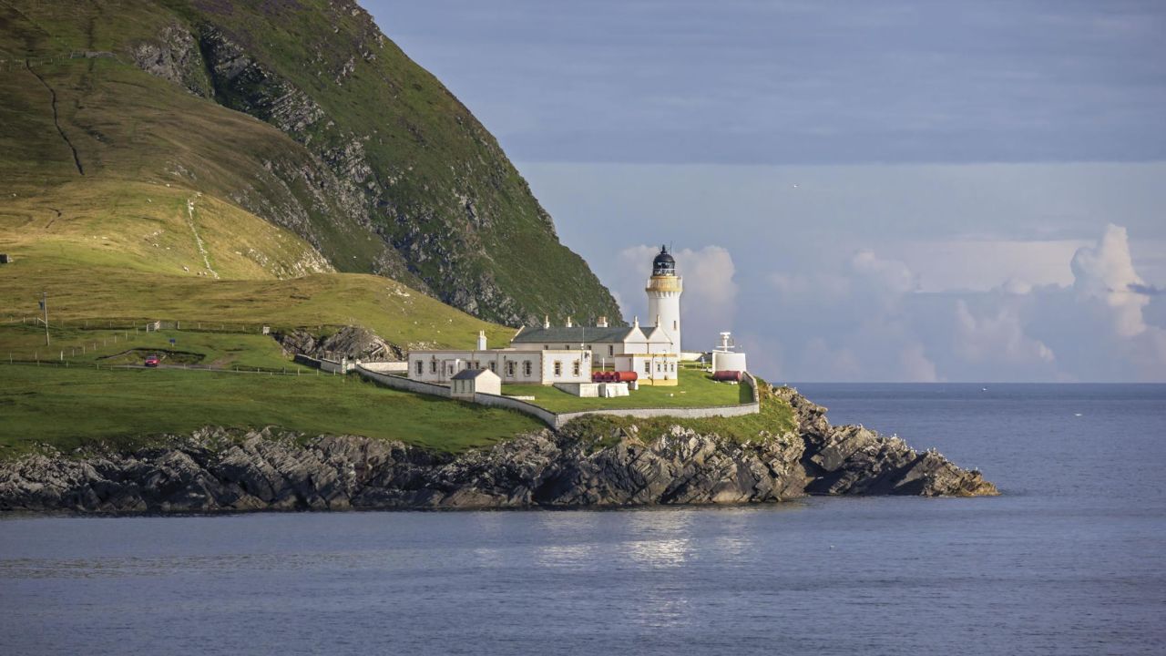 <strong>Childhood dream:</strong> Growing up in the coastal far North of Scotland, Ross remembers lighthouses being part of his childhood. "I think I was 10 years old when I first climbed the hundreds of steps up to the top of a lighthouse," he says. <em>Pictured here: Bressay Lighthouse, Shetland, Scotland</em>