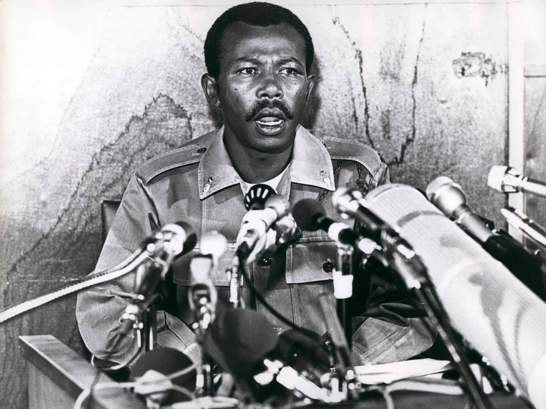 Mengistu Haile Mariam in 1980.