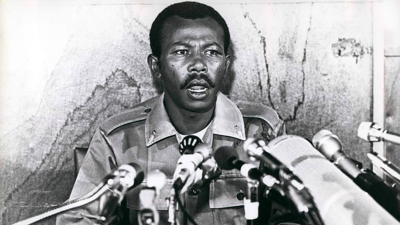 Mengistu Haile Mariam in 1980.