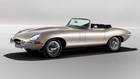 Most of the classic Jaguar E-type is unchanged in the electric makeover.