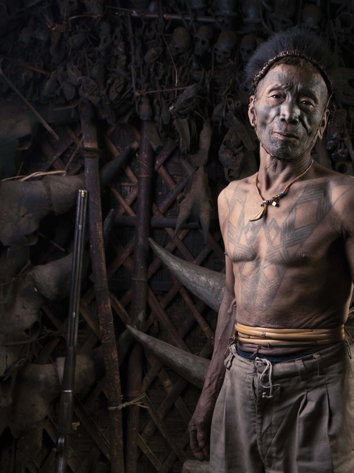 faldskærm Forvirrede Lionel Green Street Nagaland's tattooed headhunters: Powerful portraits | CNN