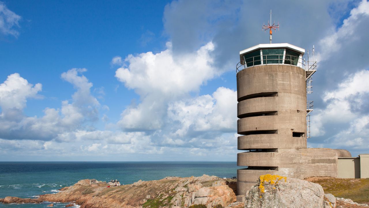 <strong>Distinctive building:</strong> Situated on Jersey, one of the Channel Islands between Britain and France, Radio Tower is a former Second World War fortress turned vacation rental.