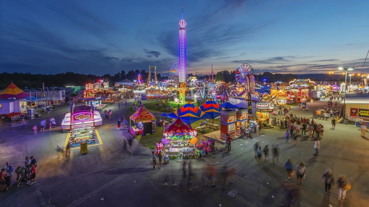 <strong>Fairlea, West Virginia: </strong>Pictured on its opening day, August 9, the 2018 State Fair of West Virginia was held in the town of Fairlea. 