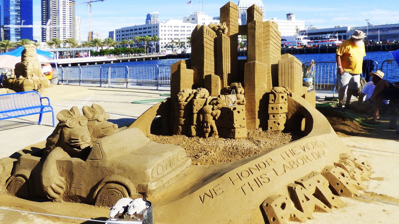 <strong>U.S. Sand Sculpting Challenge and Dimensional Art Expo (San Diego):</strong> Sculptures can weigh over 10 tons each, and the winner gets a cash prize. Click through the gallery for more Labor Day weekend celebrations:
