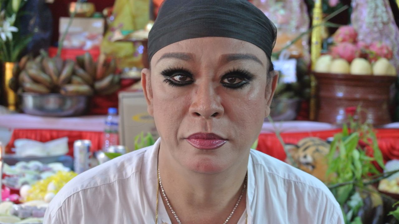 Nat Kadaw U Win Hlaing has performed in multiple countries around the world and is high demand during the Spirit Festival.