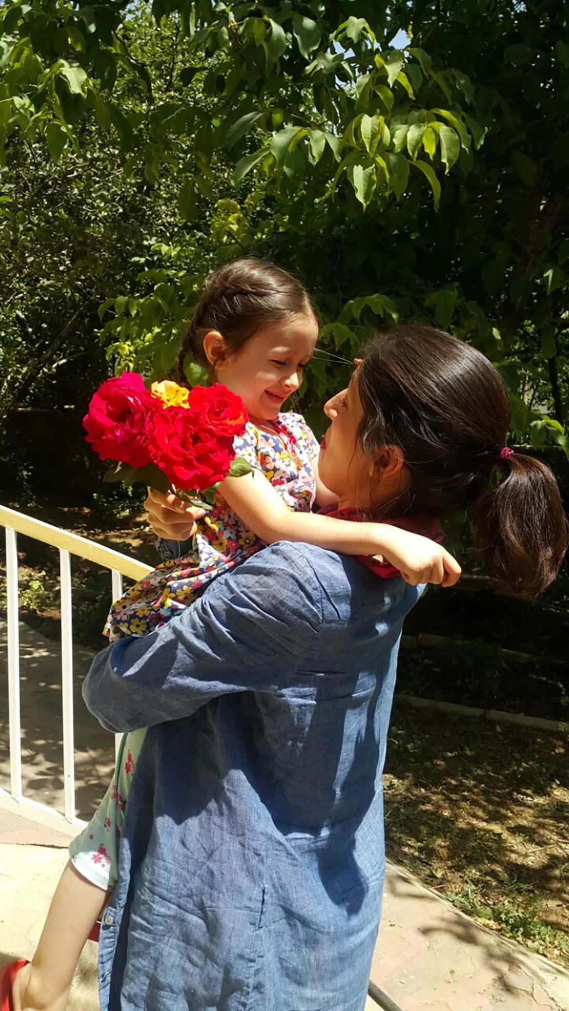 Nazanin Zaghari-Ratcliffe was temporarily reunited with her daughter Gabriella in Iran on Thursday.