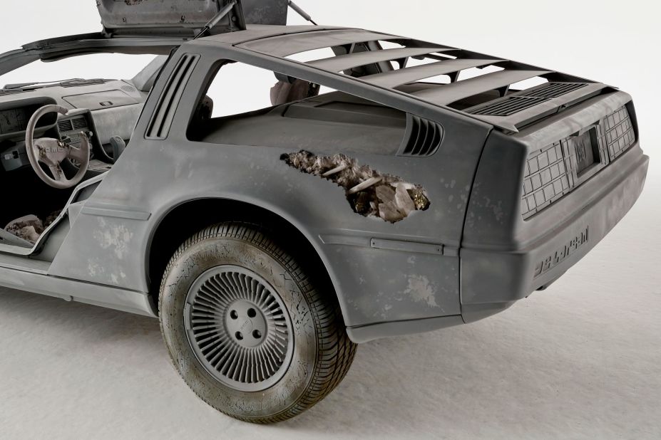 Arsham build his sculpture using an original DeLorean DMC-12 -- one of fewer than 10,000 ever produced.