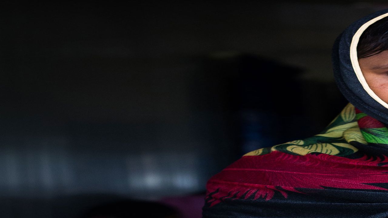 Samuda, a 25-year old refugee, with her son, who was born just one day before she was raped by men dressed in Myanmar military uniforms. The two fled into Bangladesh not long after the attack.