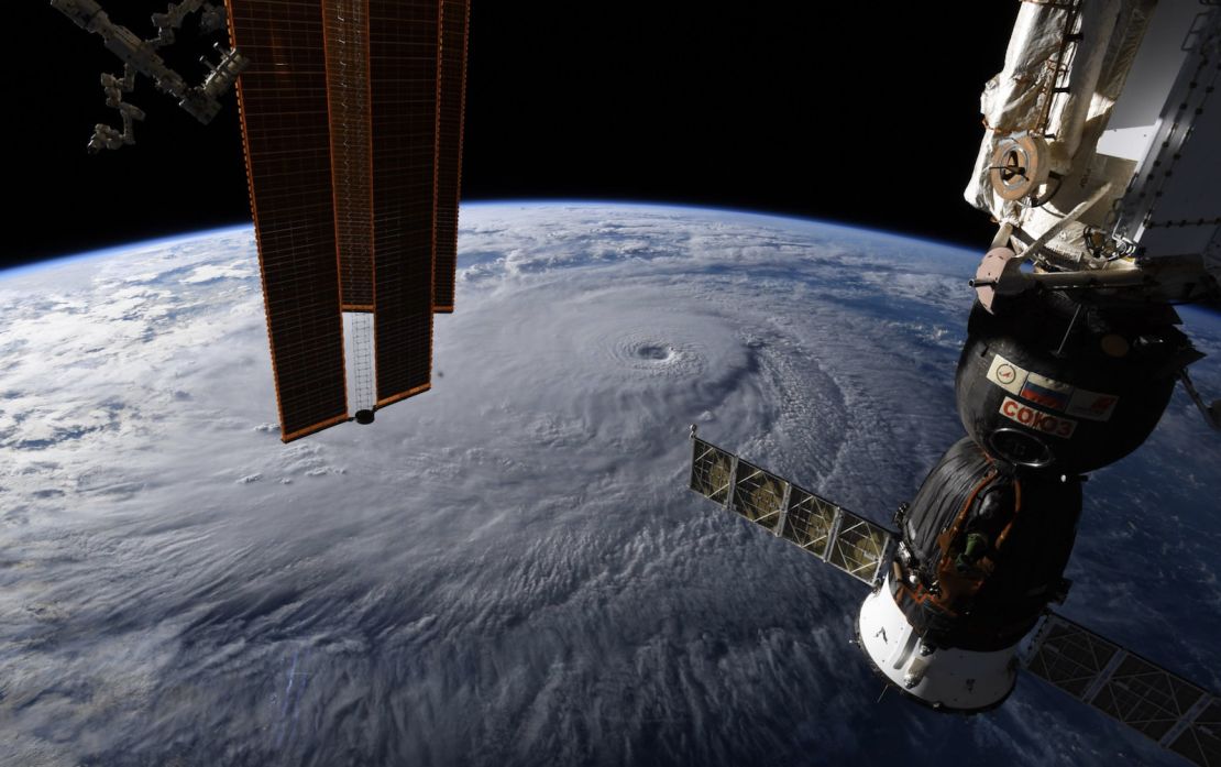 Hurricane Lane from space