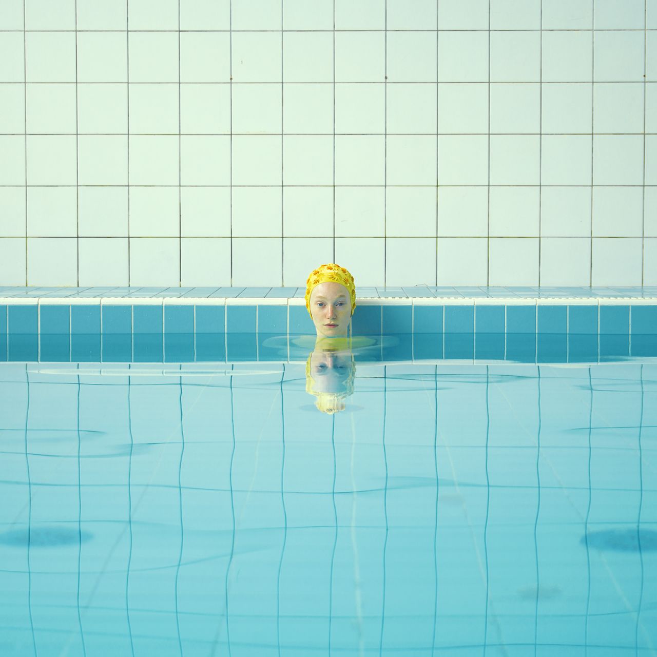 A shot from Maria Švarbová photography series, "Swimming Pools."