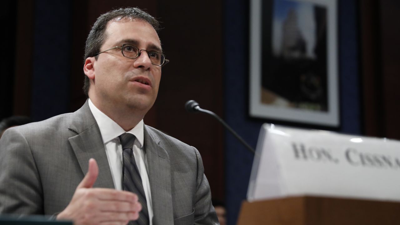 Lee Francis Cissna, director of U.S. Customs and Immigration Services, testifies before the House Homeland Security Committee's Border and Marine Security subcommittee on Capitol Hill on May 22, 2018 in Washington, DC. ( Aaron P. Bernstein/Getty Images)