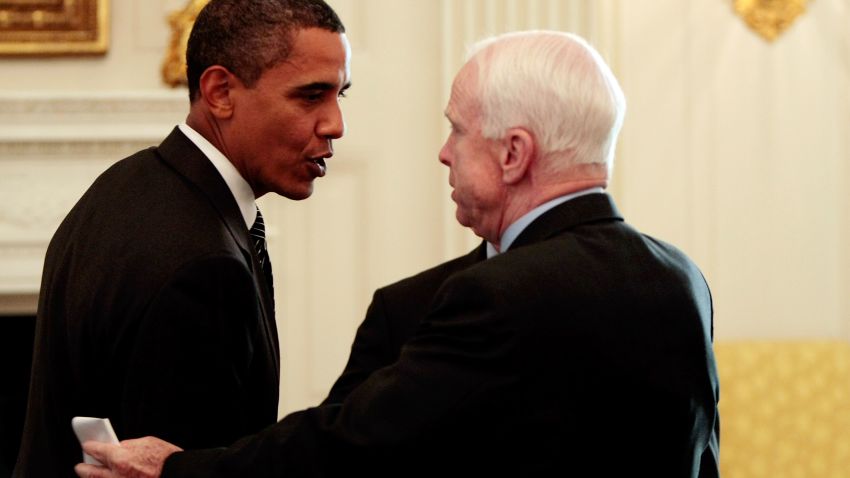 Barack Obama John McCain
