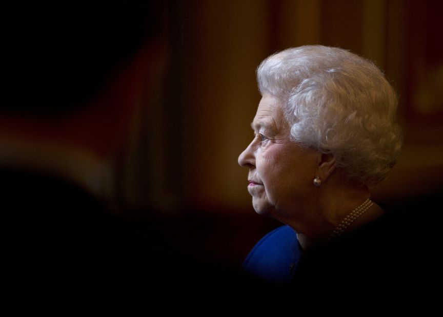 The Queen tours the Foreign and Commonwealth Office in London in December 2012.