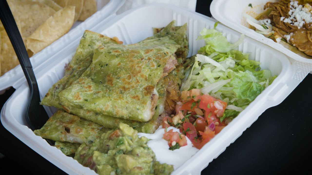 <strong>Take it to go:</strong> "I love La Palma -- love it -- because I  love the carnitas, love that they make all the tortillas fresh," says Leong. 