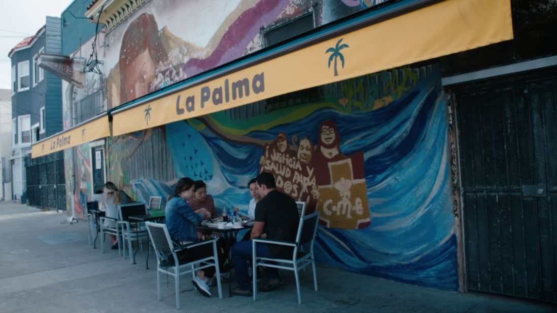 <strong>In the Mission District:</strong> La Palma's location makes it an easy stop on the way to Balmy Alley, where many a mural has been painted -- and is still being painted -- in protest. 