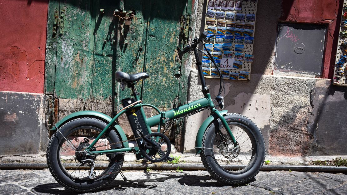 Fat-tired electric bicycles are an ideal way to get around Procida for locals and tourists.