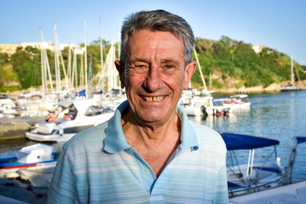<strong>Changing times: </strong>Veteran journalist Domenico Ambrosino hopes the island's emerging popularity with tourists won't ruin its unspoilt appeal.